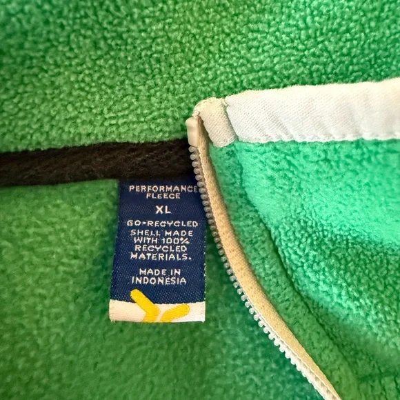 Old Navy Green Color block fleece - Picture 5 of 5